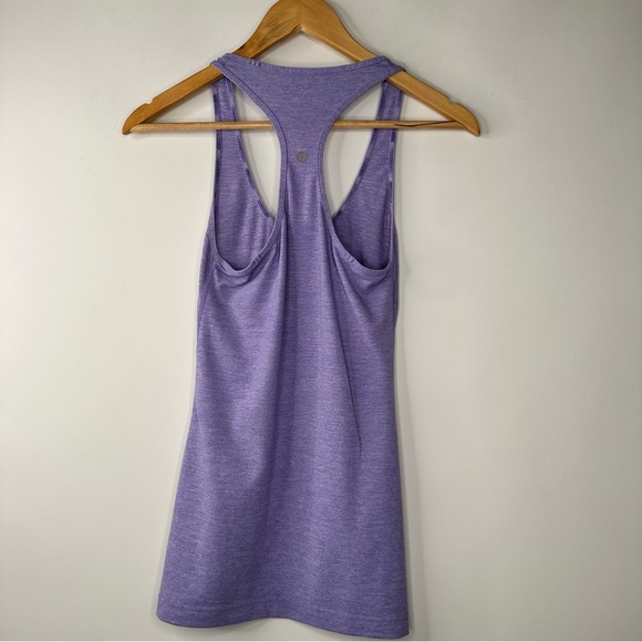 Lululemon Cool Racerback Tank Size 2 Lightweight Yoga Training Lavender Purple - Picture 2 of 5